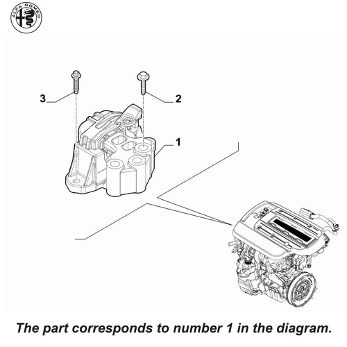 Genuine alfa romeo right - romeo,