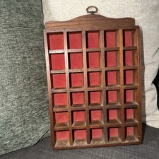 Vintage Wooden Curio Shelf  -