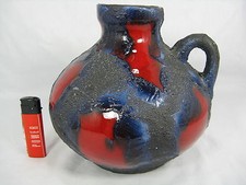 RARE 70’s ROTH FAT LAVA POTTERY JUG VASE / RARE 1970s ROTH VASE 4302 ? 