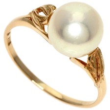 MIKIMOTO  Pearl Pearl Ring K14