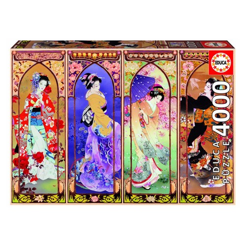 Japanese collage 4000pc jigsaw - japanese,