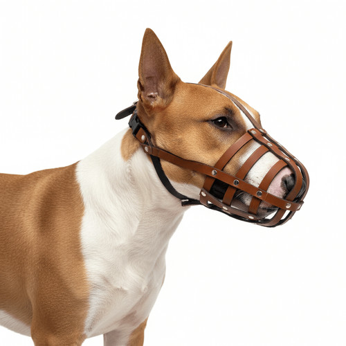 Lightweight leather dog - leather,