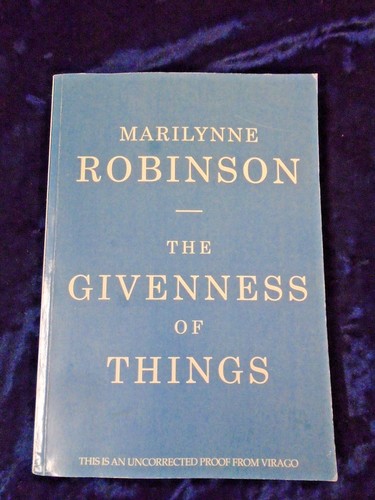The givenness things by - the, of