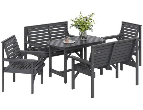Outsunny 5pc patio dining - dining, set