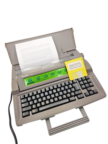 Sharp font writer 550 - sharp, word