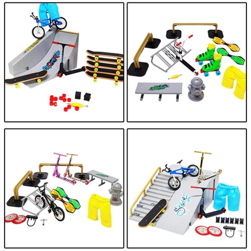 Skateboard bike ramp finger - bike,