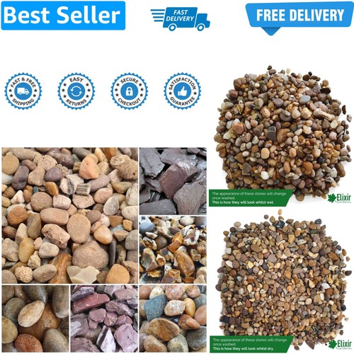 Decorative coloured stones - coloured,