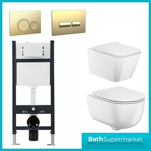 Wall hung toilet frame - hung,