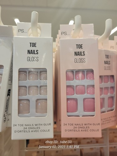 Primark toe nails - toe, gloss