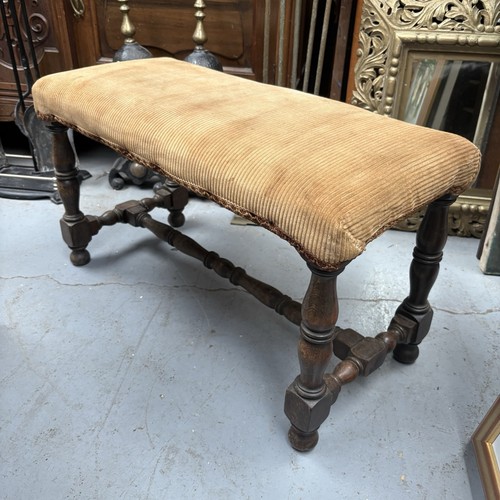 Antique foot stool - antique, hall