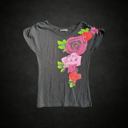 Punky fish womens top black - fish,