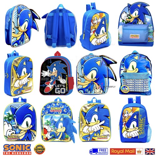 Sonic the hedgehog backpack - sonic,