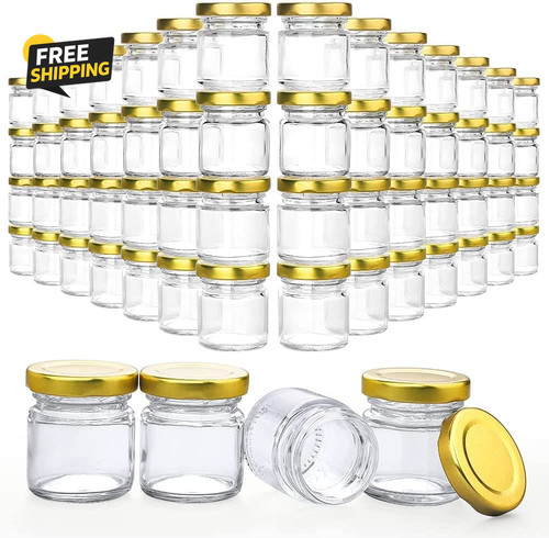 Pack small glass jars with - glass,