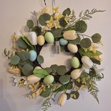 Easter artificial wreath - easter,