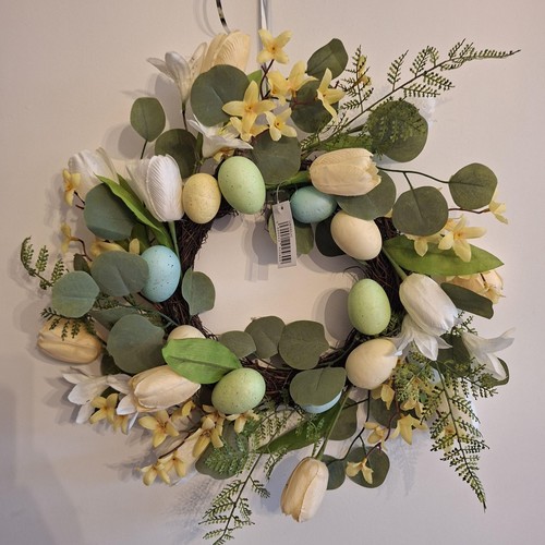 Easter artificial wreath - easter,