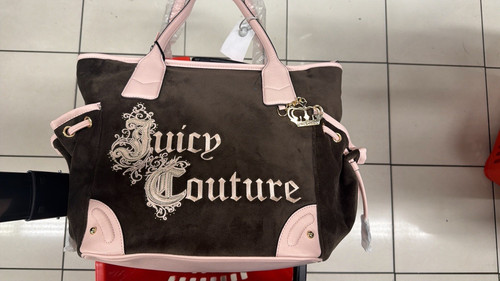 Juicy couture brown pink logo - couture,