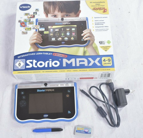 Vtech storio max blue kids - storio, 5"