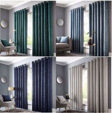 Luxury Eyelet Lined Curtains | Topia by Studio G | Various Sizes & Colours