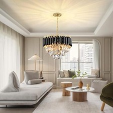 Modern 3-Tier Round Crystal