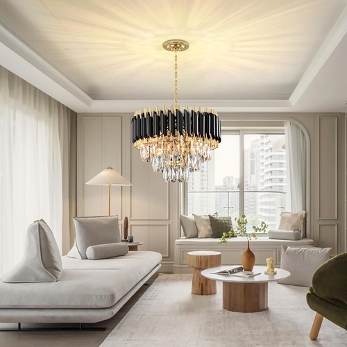 Crystal pendant light fixture - pendant,