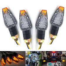 4x Motorcycle Motorbike Universal LED Turn Signal Indicators Light Lamp Bulb