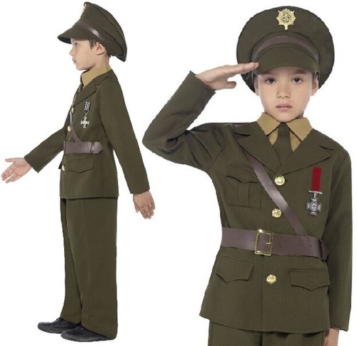 Childs army officer costume - army,