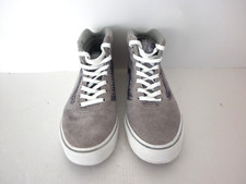 LADIES GIRLS VANS OFF THE WALL GREY SUEDE SNAKE SKIN TRAINERS 3.5 UK VERY CLEAN