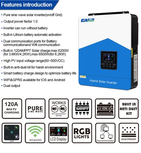 2kw hybrid solar - 4.2kw,