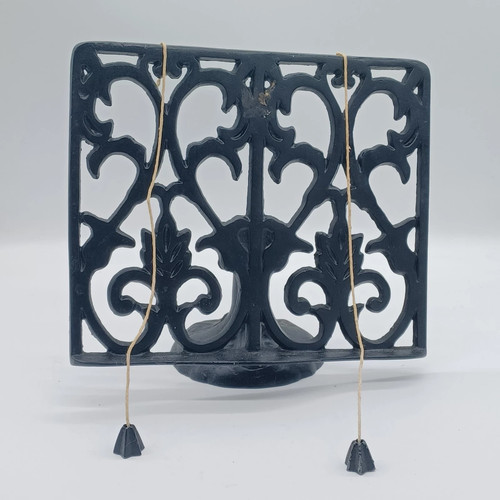 Cast iron cookbook stand sheet - cast,