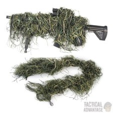 Camouflage Rifle Rag Ghillie Suit 3D Cover Bow Wrap Sniper Airsoft Paintball UK