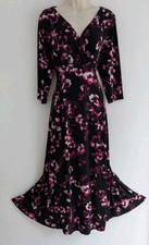 💜 JOANNA HOPE SIZE 18 Beautiful Ladies Patterned Dress Ref B.
