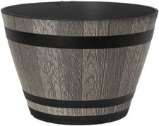 18 Litre Wooden Barrel Plant