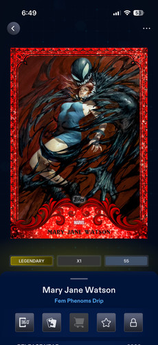 Marvel topps digital - marvel, fem