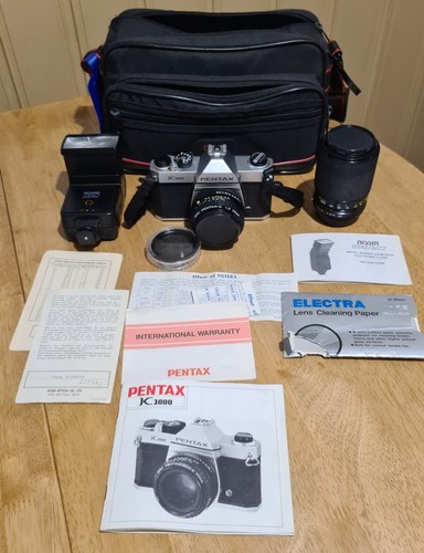 Pentax k1000 slr camera - slr, smc