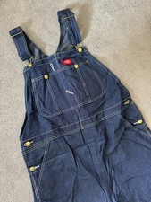 Vintage Dickies Blue Dungarees/Overalls 34W 34L