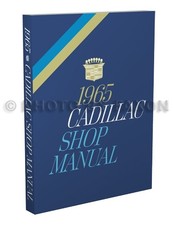 1965 Cadillac Repair Shop Manual Calais Deville Eldorado Fleetwood Sixty Special