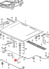 VW Scirocco MK2 Closing lever