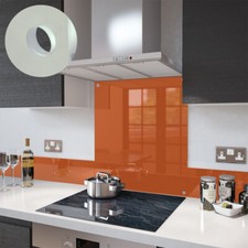 Glass Splashbacks Orange and