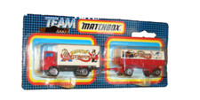 TRUCK & TRAILER BIG TOP CIRCUS TWIN PACK - TEAM MATCHBOX - UNOPENED/CARDED