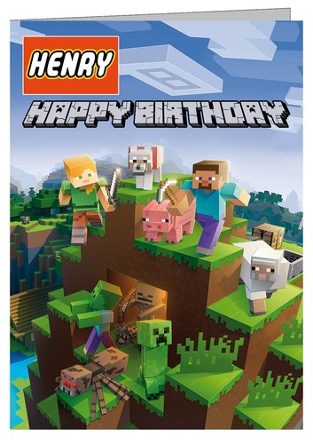 Lego minecraft personalised - lego,