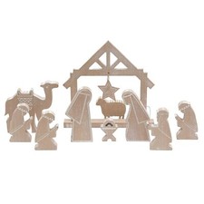 Handcrafted 10-Piece Wooden