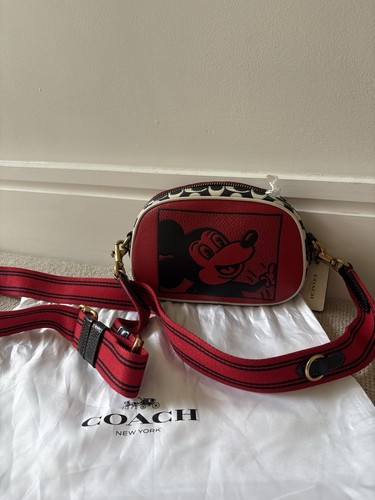Coach disney red leather - red,