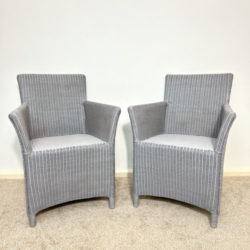 Pair lloyd loom chairs - pair,