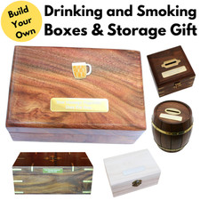 Drinking and Smoking Wooden Boxes, Post Box & Containers