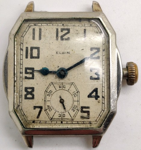 Vintage 1929 elgin cal 462 - cal.,