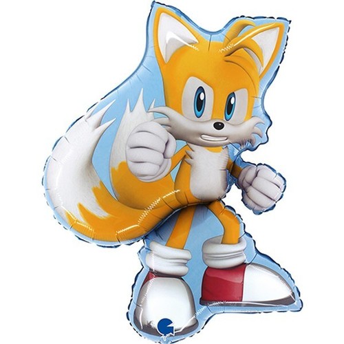 Tails 26in foil balloon - balloon, sonic