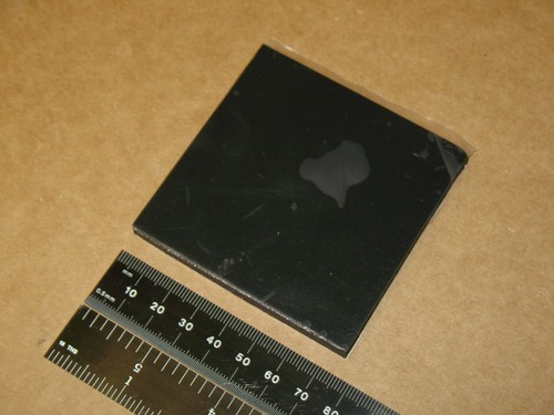 Sorbothane sheet 3x3x1 - sorbothane, 3x3x1/4"