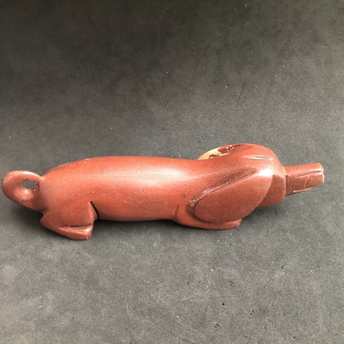 Zuni dachshund fetish - dachshund,
