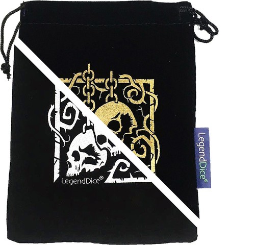 Premium dice bag skulls - premium,