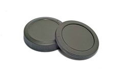 Camera Body Cap & Rear Lens Cap Set - Choose Fitting